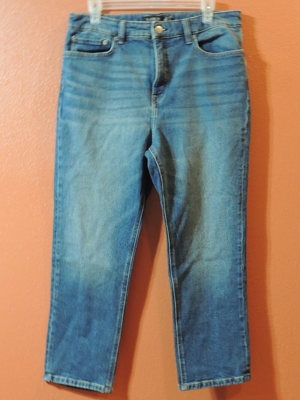 Ralph Lauren RLL Jeans Woman 14P Pockets Outdoor Travel Fun Denim Blue Jeans
